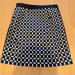 White House Black Market Geometric Skirt